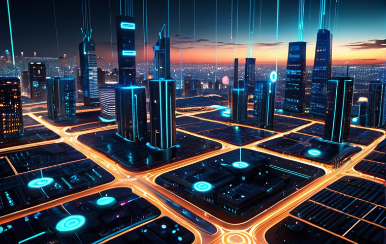 **

Prompt: "A futuristic cityscape at night, glowing with interconnected data streams. Cyber security symbols subtly overlay the scene, representing data encryption protecting personal information. Focus on the blend of technological advancement and data privacy."

**